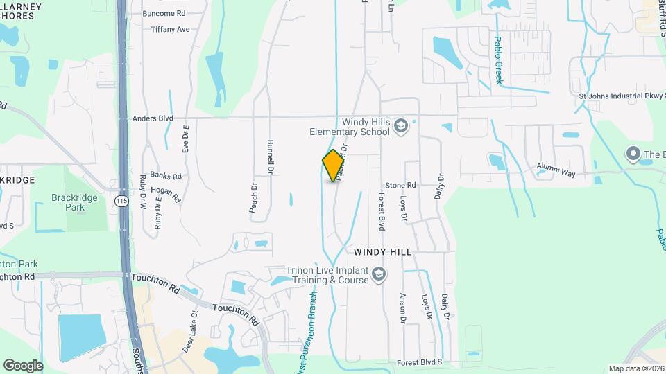 3968 Packard Dr Map and Location Details