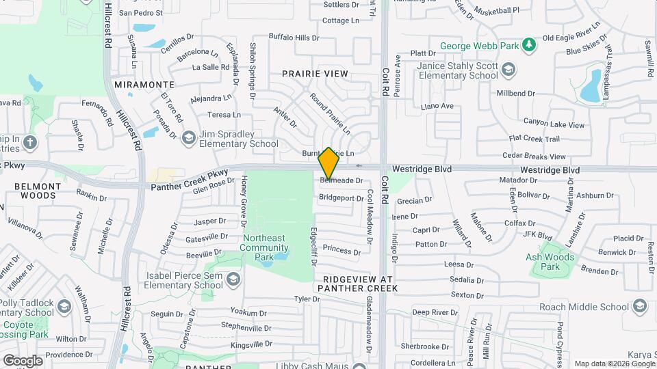 12305 Belmeade Dr Map and Location Details