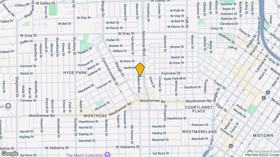 2409 Yoakum Blvd Map and Location Details