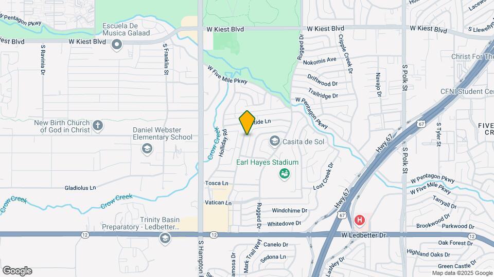 3624 Ovid Ave Map and Location Details