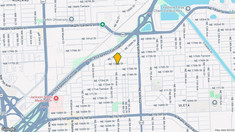 17521 NE 4th Ave Mapa y Detalles de la Ubicación