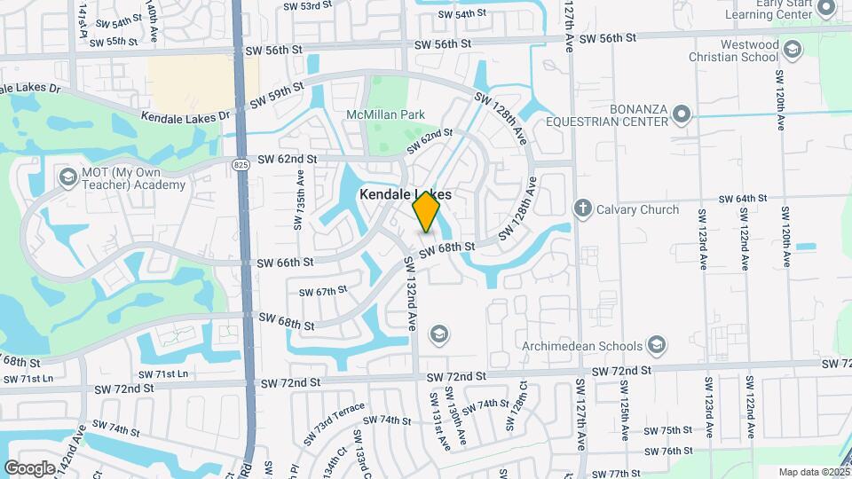 13045 SW 68th St Map and Location Details