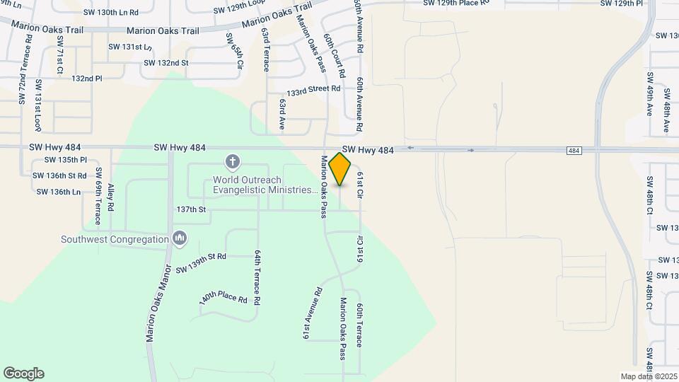 13624 SW 61st Cir Map and Location Details