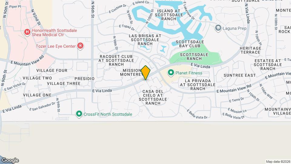 10060 E San Bernardo Dr Map and Location Details