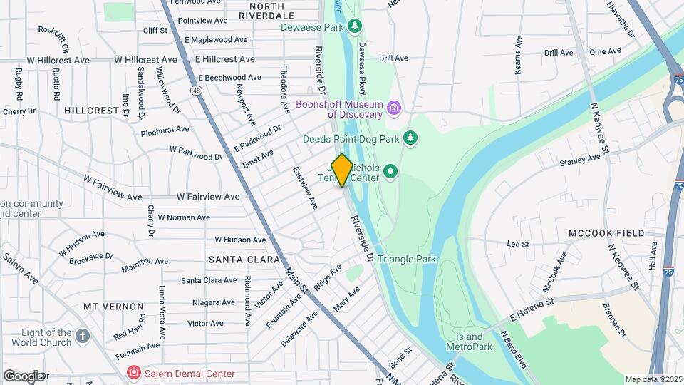 2101 Riverside Dr Map and Location Details