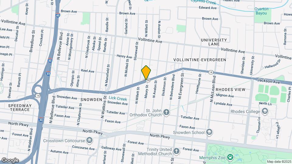 1563 Jackson Ave Mapa y Detalles de la Ubicación