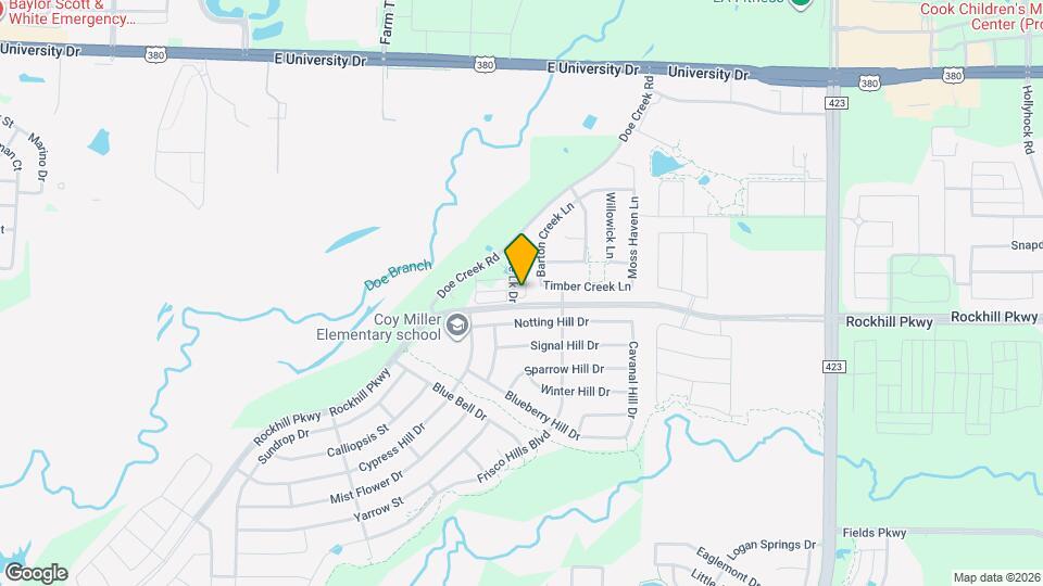 16022 Doe Lake Dr Map and Location Details