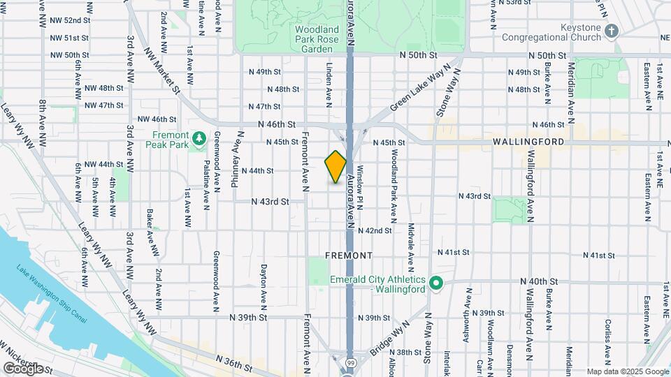 804 N 43rd St Map and Location Details