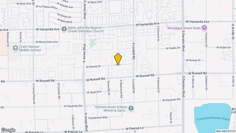 5717 W Dewey Dr Map and Location Details