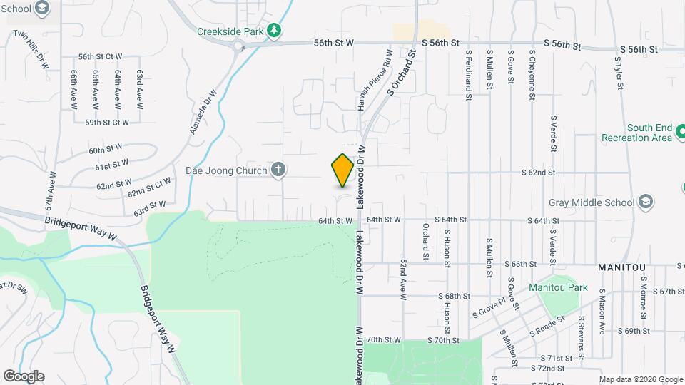 6223 54th Avenue Ct W Map and Location Details