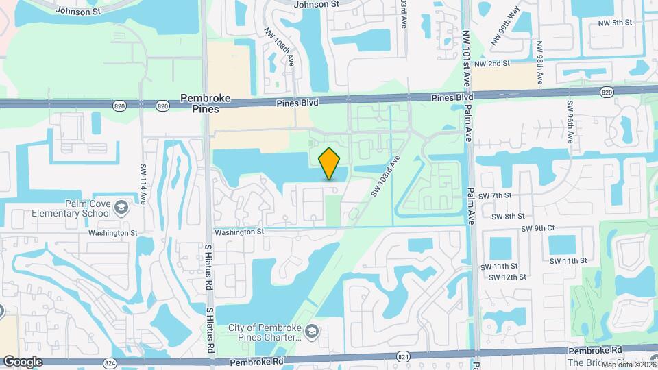 10595 SW 6th St Map and Location Details