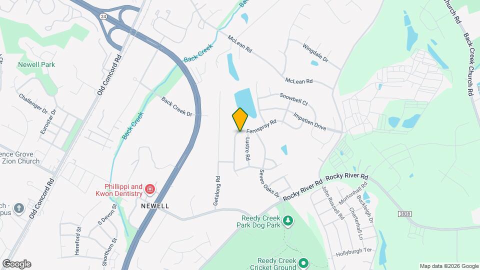 9622 Fernspray Rd Map and Location Details