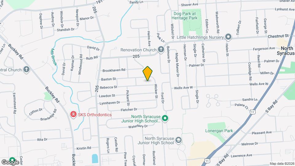 311 Rebecca St Map and Location Details