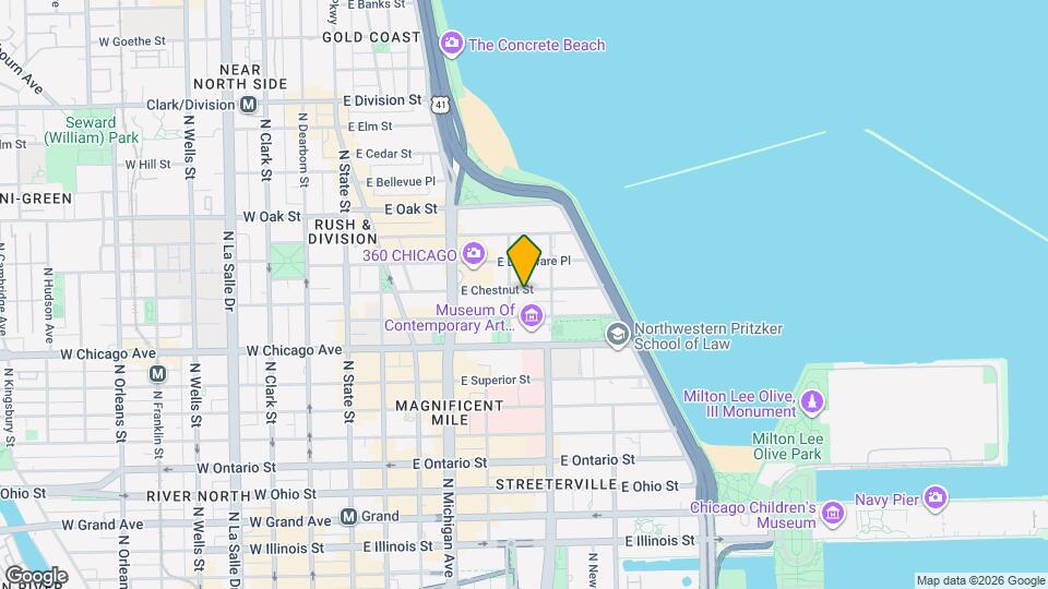 211 E Chestnut St Mapa y Detalles de la Ubicación