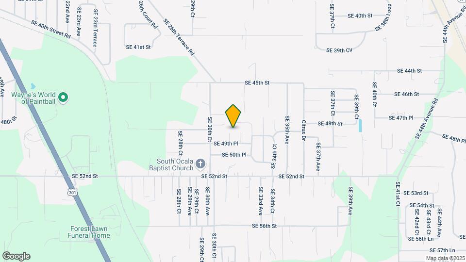 4861 SE 31st Terrace Map and Location Details