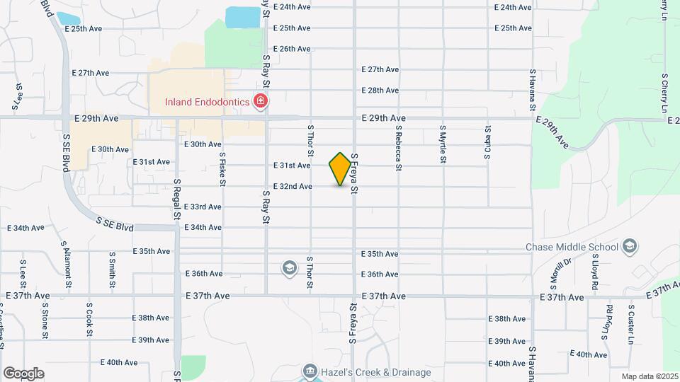 3512 E 32nd Ave Map and Location Details