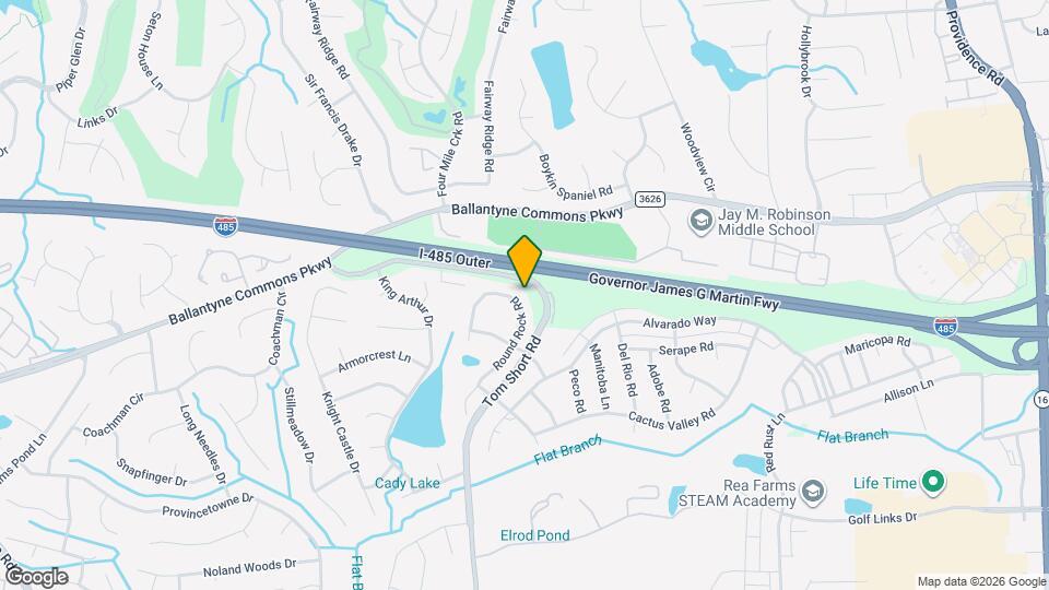 10739 Round Rock Rd Map and Location Details