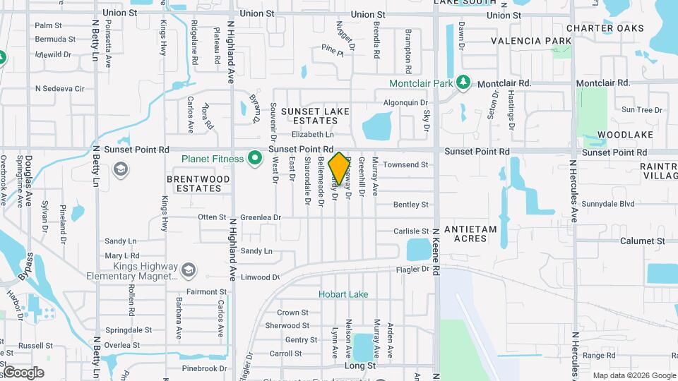 1833 Lombardy Dr, Unit Clearwater Oasis Map and Location Details