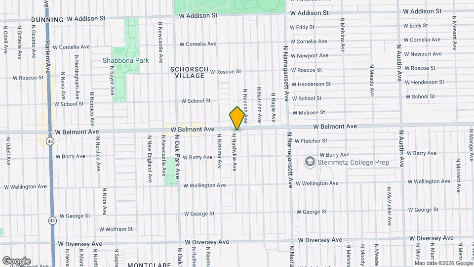 3145 N Nashville Ave, Unit 3W Map and Location Details