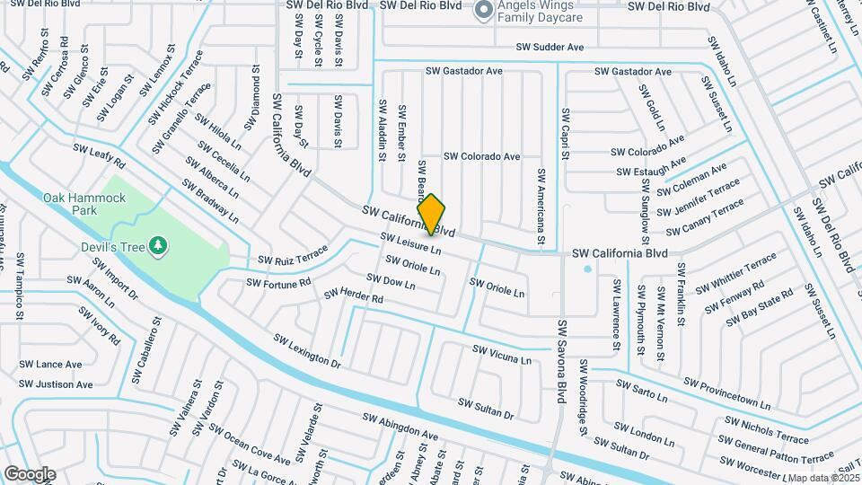 1445 SW Leisure Ln Map and Location Details