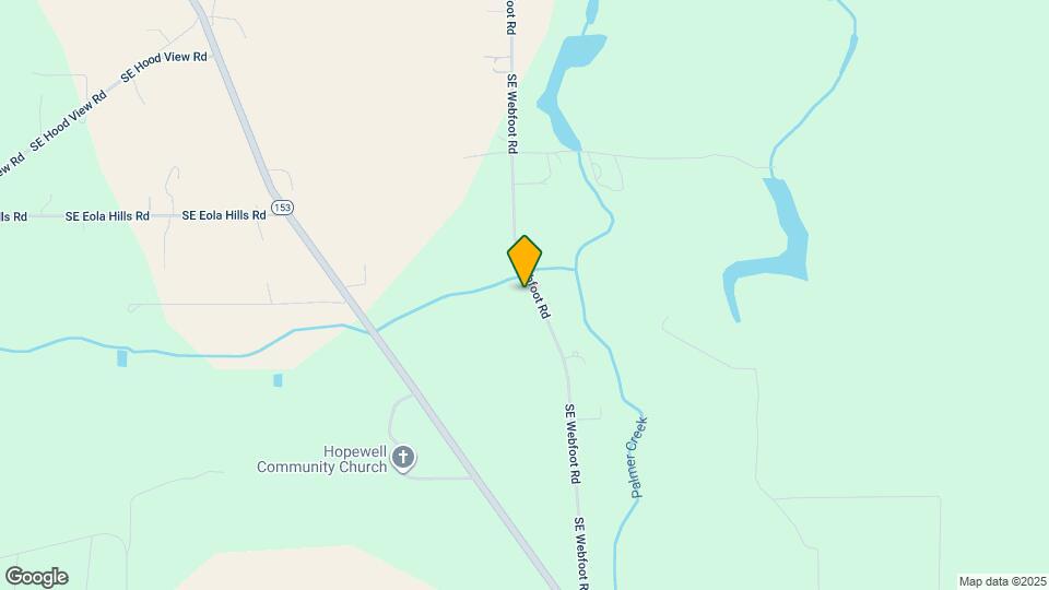20940 SE Webfoot Rd Map and Location Details