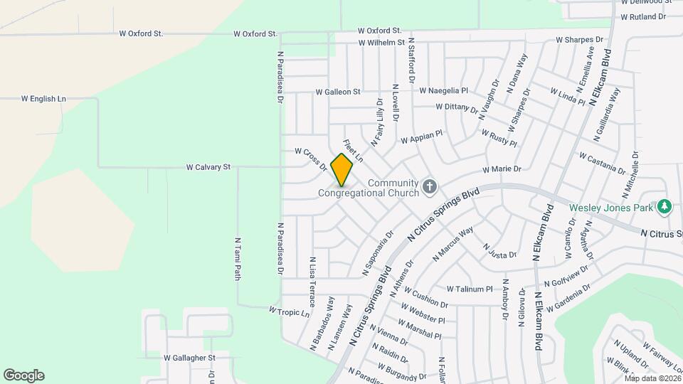 3741 W Forest Dr Map and Location Details