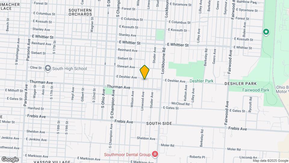 1288 Linwood Ave Map and Location Details