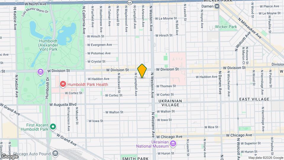 2441 W Haddon Ave Mapa y Detalles de la Ubicación