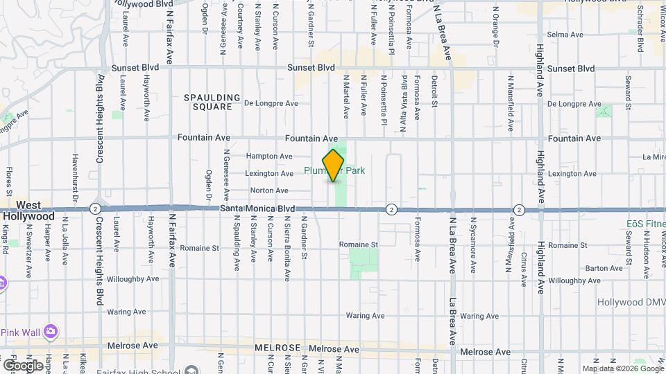 1132 N Vista St Map and Location Details