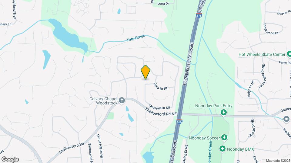 278 Castleair Dr NE Map and Location Details