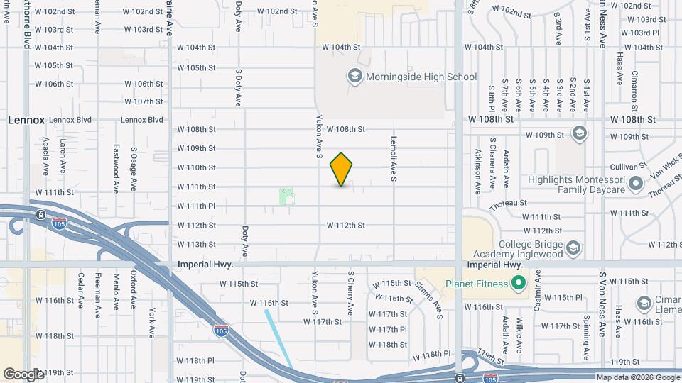 3520 W 111th St Map and Location Details