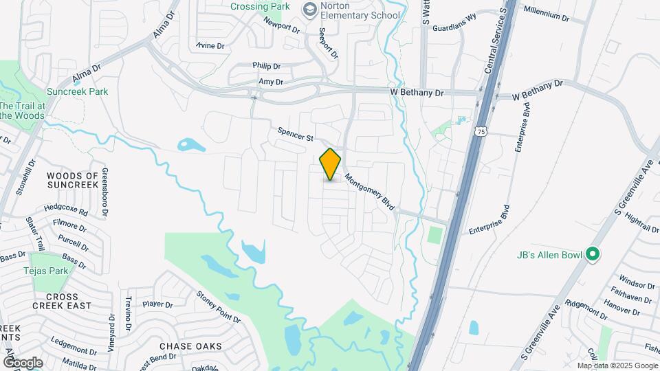 1115 Hampstead Ln Map and Location Details