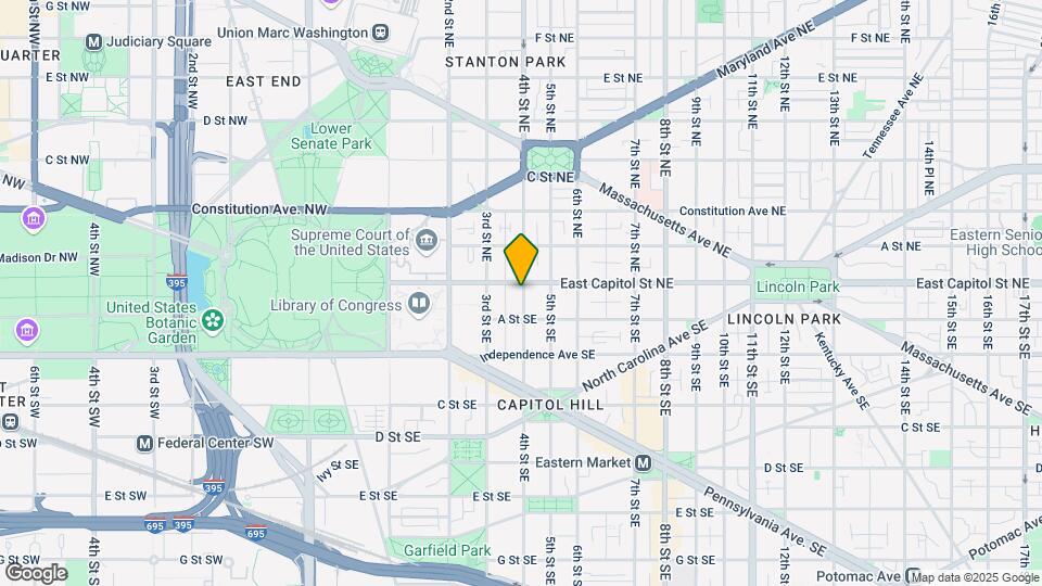 329 East Capitol St NE Map and Location Details