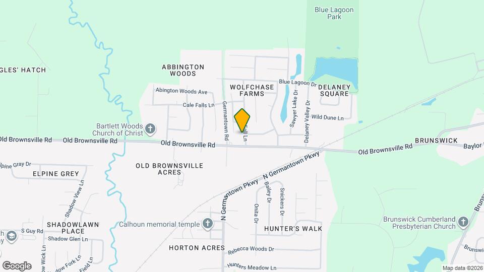 5003 Will Fall Ln Map and Location Details