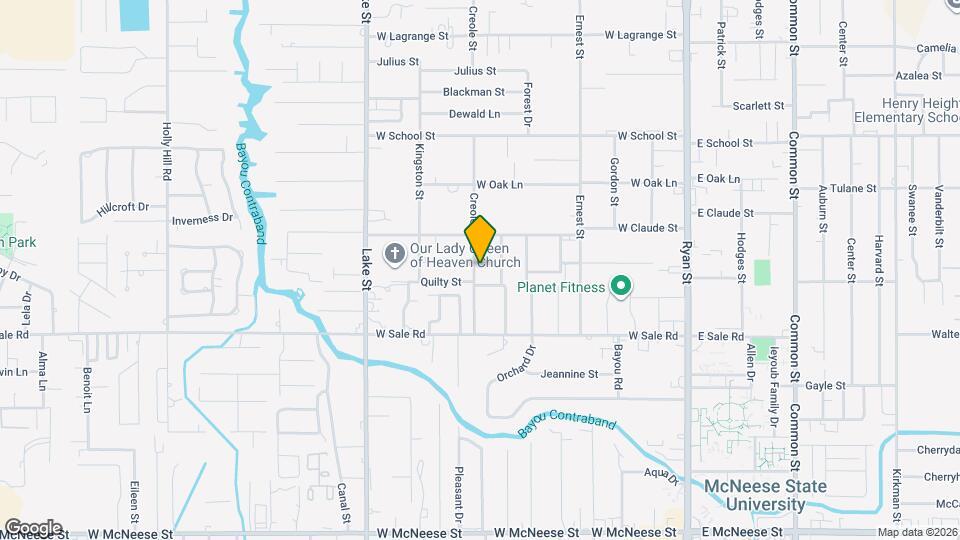 3921 Creole St Map and Location Details