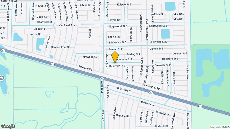 1121 Deauville St E Map and Location Details