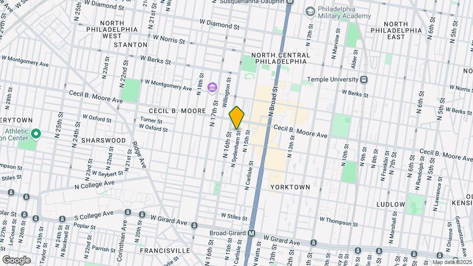 1612 N Sydenham St Mapa y Detalles de la Ubicación