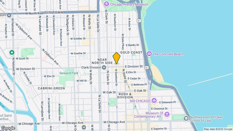 1205 N Dearborn St, Unit 1A Mapa y Detalles de la Ubicación