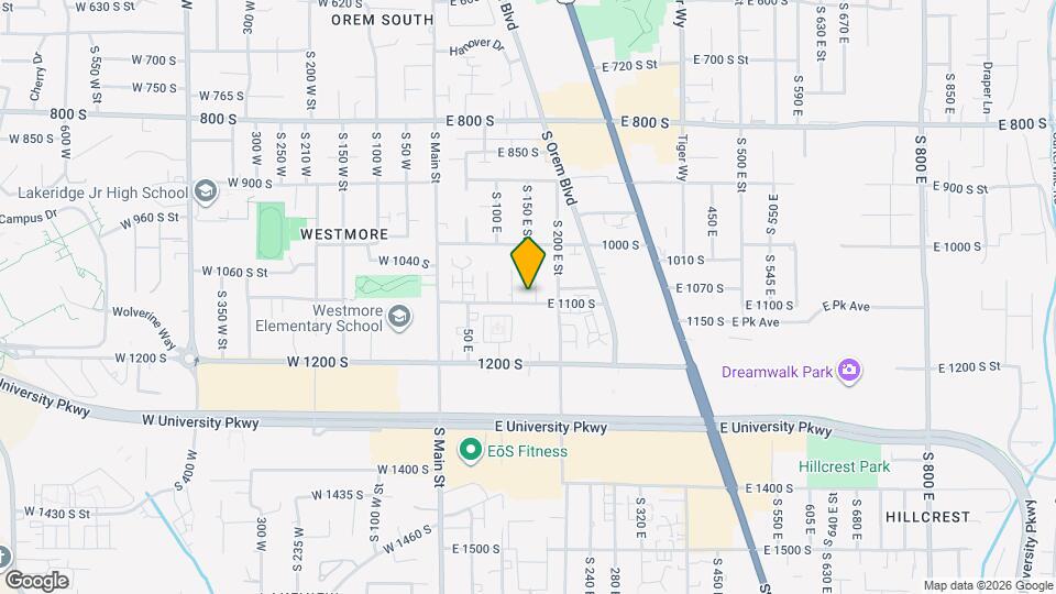 143 E 1100 S, Unit 147 E 1100 S Map and Location Details