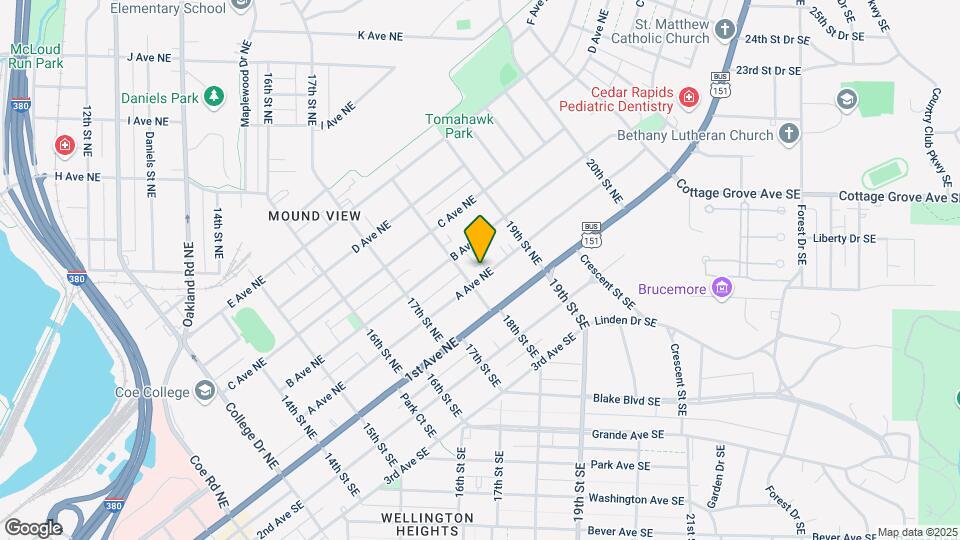 1810 A Ave NE Mapa y Detalles de la Ubicación