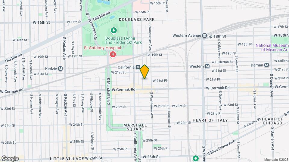 2131 S Fairfield Map and Location Details