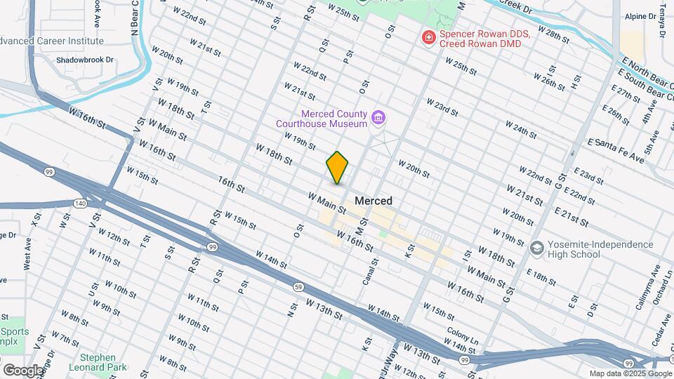 722 W 18th St Map and Location Details