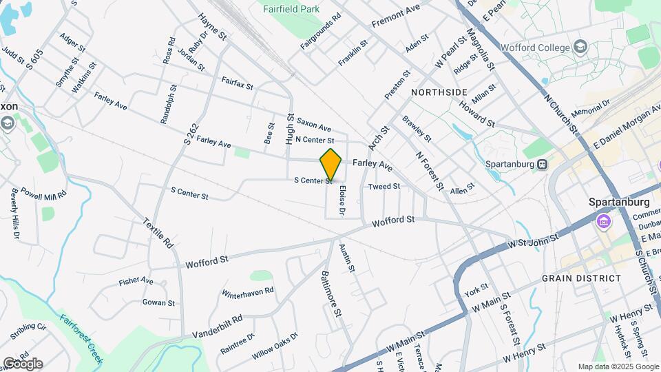 551 S Center St Mapa y Detalles de la Ubicación