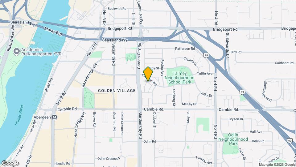 Cunningham Garden Map and Location Details