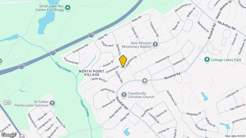 612 Platinum St Map and Location Details