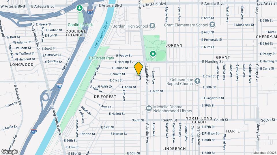 6111 Linden Ave Map and Location Details