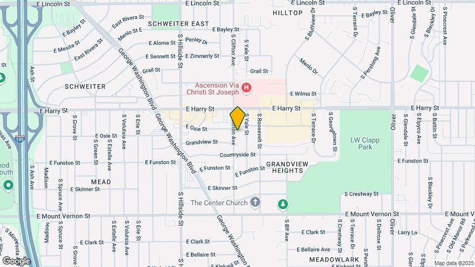 1708 S Clifton Ave Map and Location Details