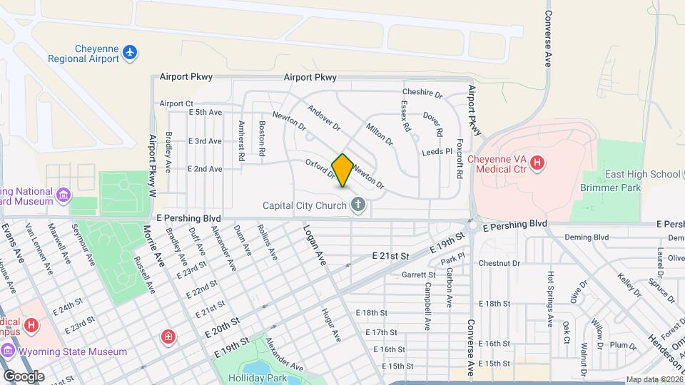 1767 Oxford Dr Map and Location Details