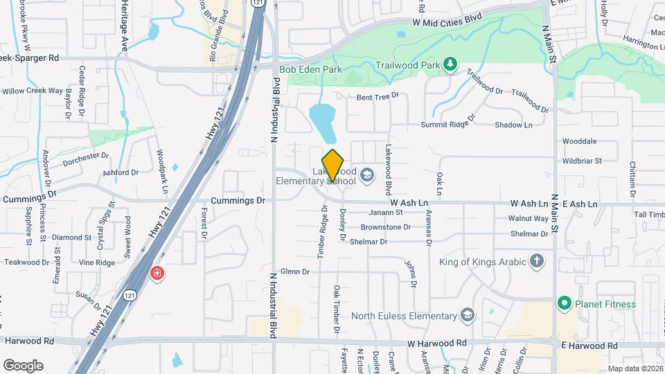 1611 Willow Ln Map and Location Details