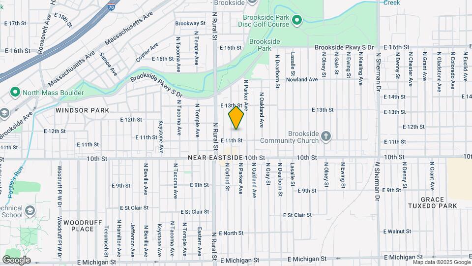 1113 N Oxford St Map and Location Details